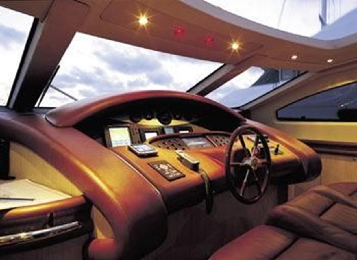 the interior of a car aboard 2004 AZIMUT 98 LEONARDO Yacht for Sale