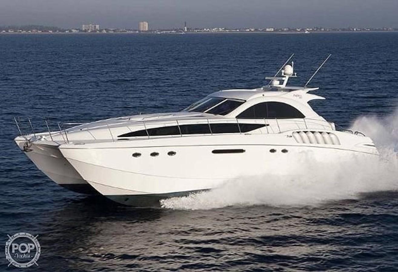 a white yacht in the water aboard 2010 CUSTOM AXCELL  650 POWER CATAMARAN Yacht for Sale