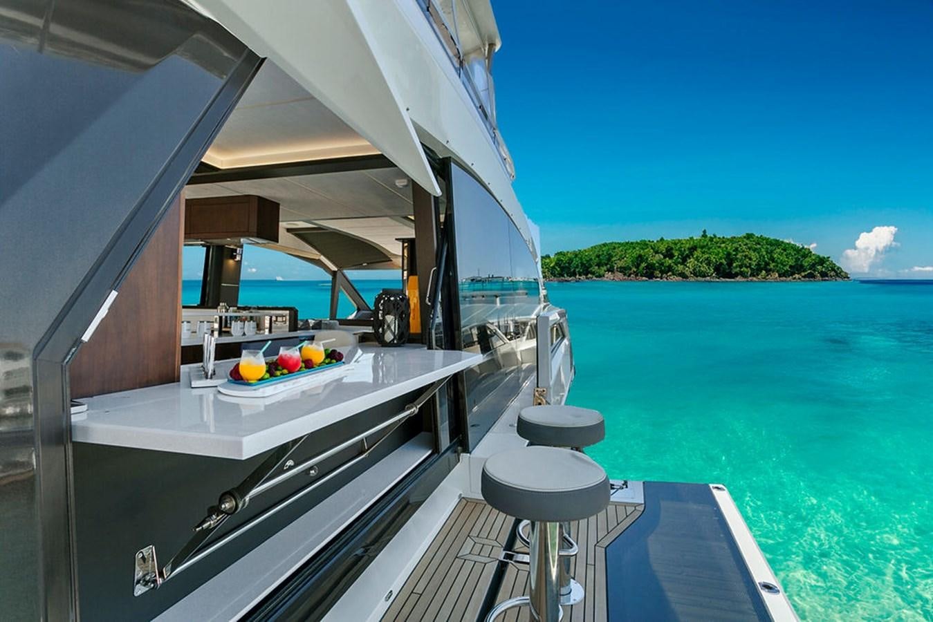 a boat on the water aboard NOKOKO Yacht for Sale