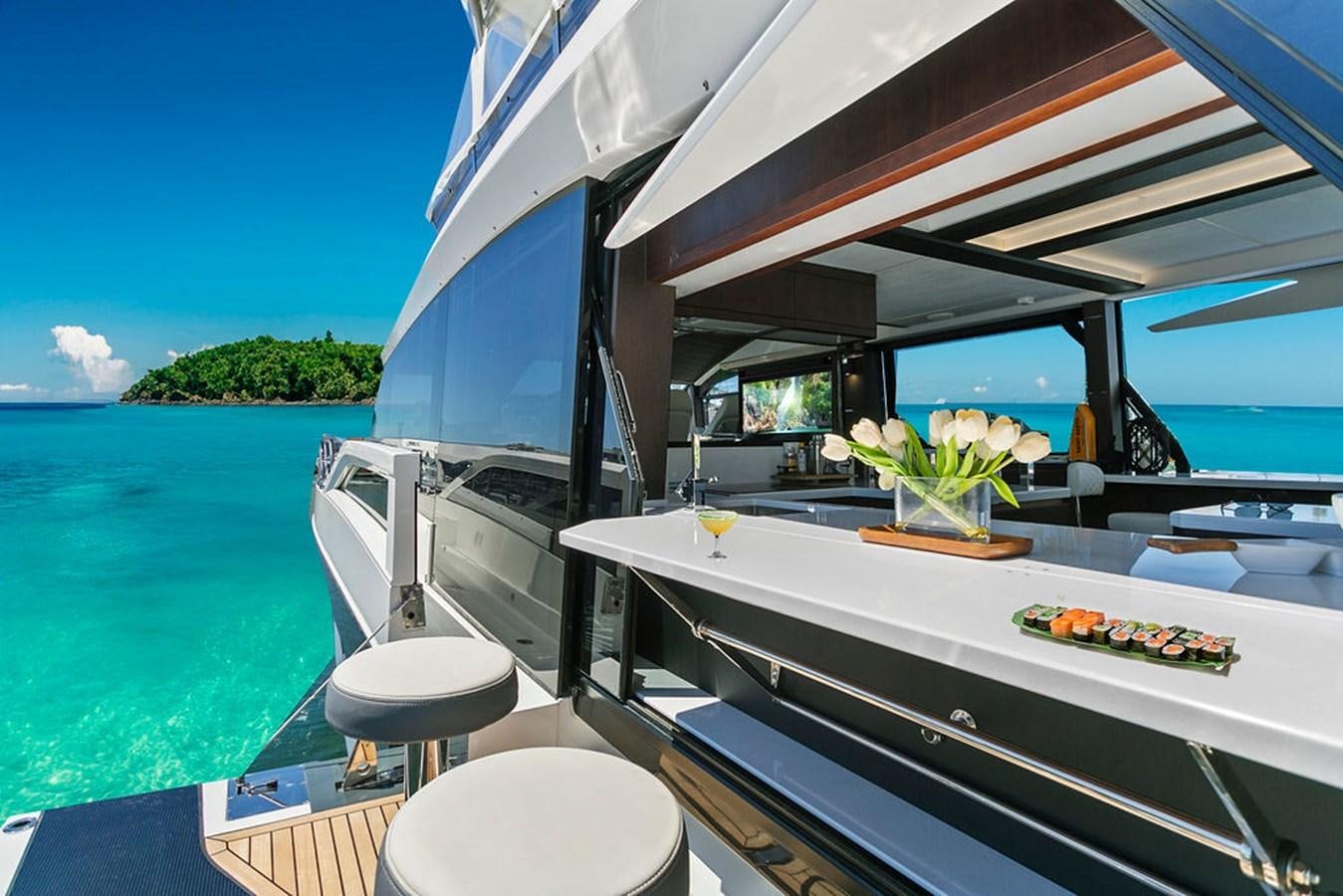 a boat on the water aboard NOKOKO Yacht for Sale