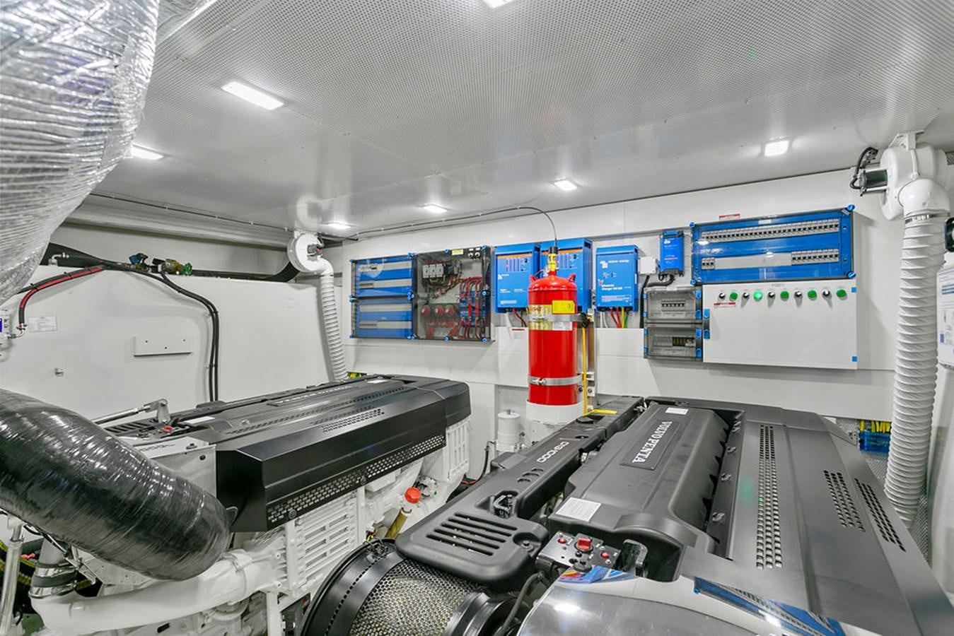 a close-up of a machine aboard NOKOKO Yacht for Sale