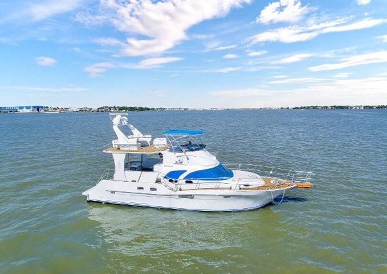 a boat in the water aboard DREAM CATCHER Yacht for Sale