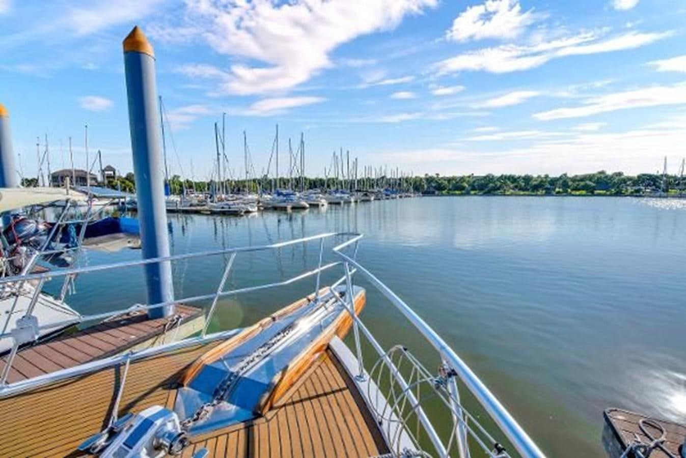 a boat in the water aboard DREAM CATCHER Yacht for Sale