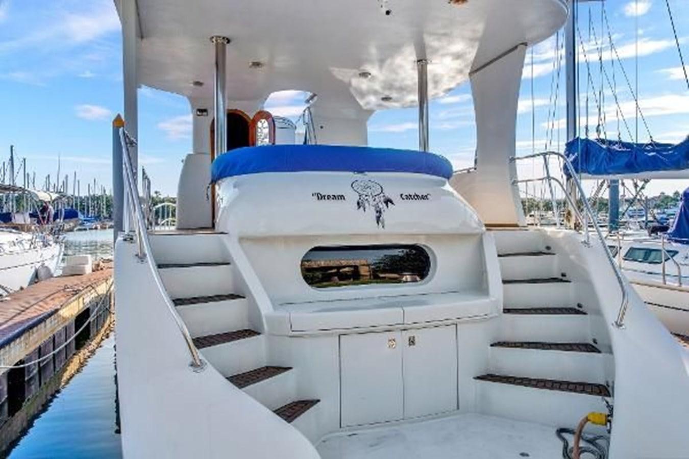 a boat on the water aboard DREAM CATCHER Yacht for Sale