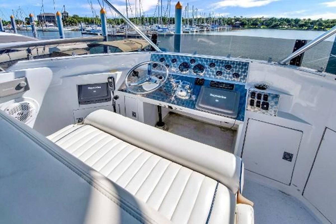 the cockpit of a plane aboard DREAM CATCHER Yacht for Sale