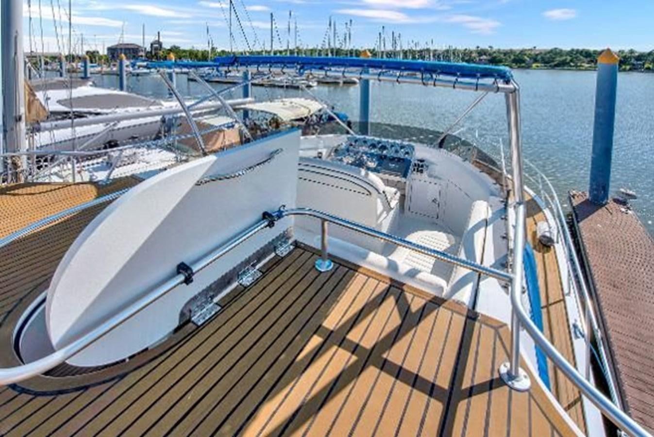 a deck with many boats aboard DREAM CATCHER Yacht for Sale