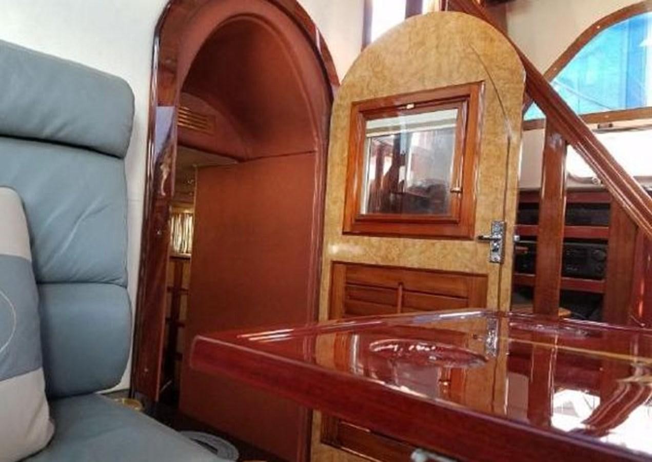 a mirror on a wall aboard DREAM CATCHER Yacht for Sale