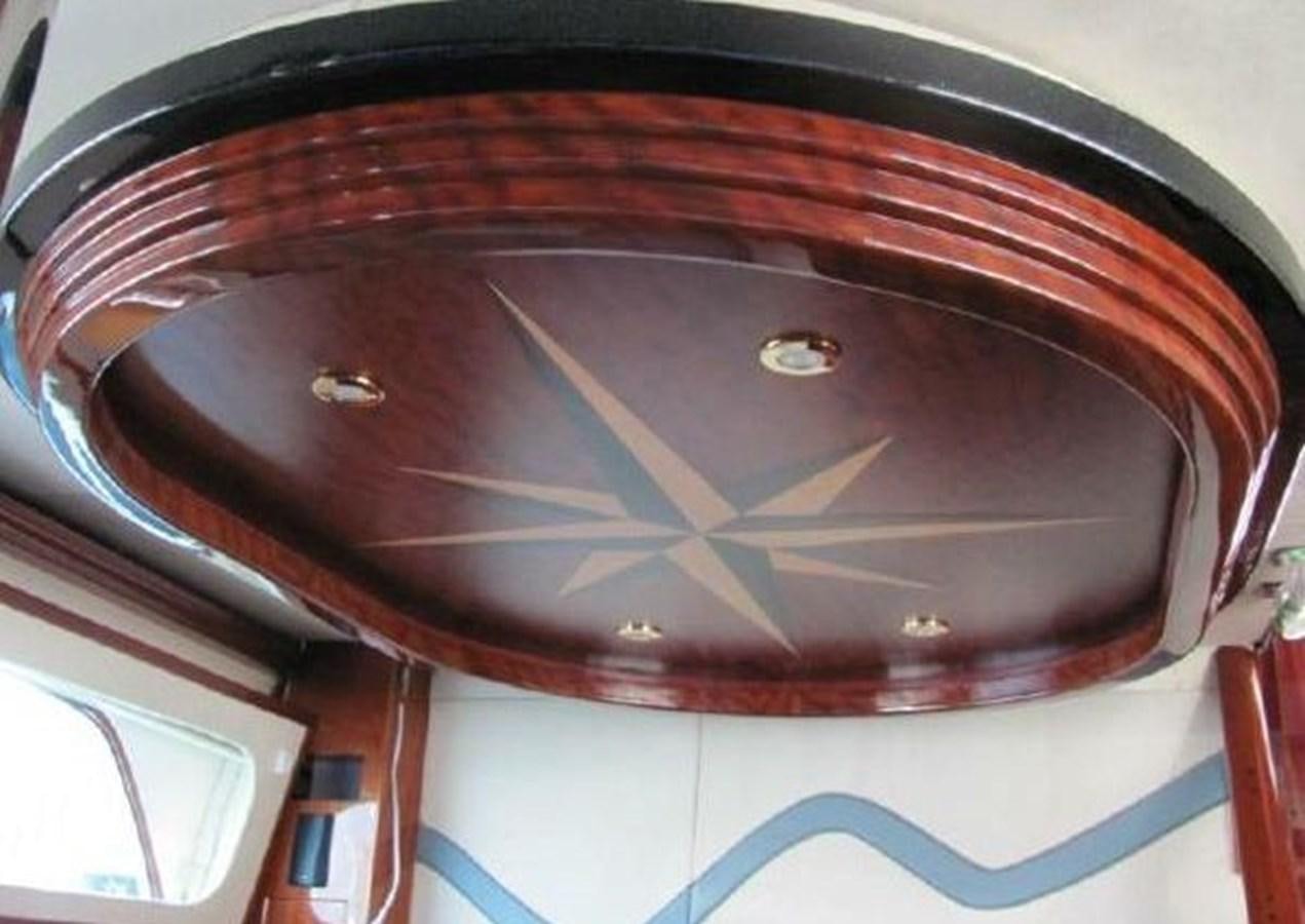 a round metal object with a round hole in the center aboard DREAM CATCHER Yacht for Sale