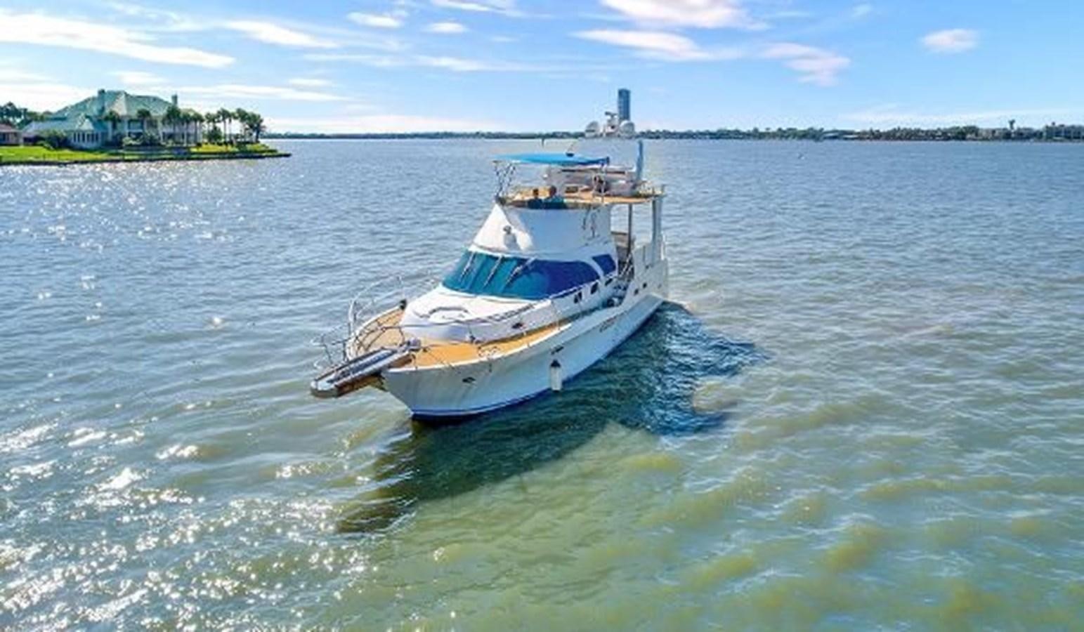 a boat in the water aboard DREAM CATCHER Yacht for Sale