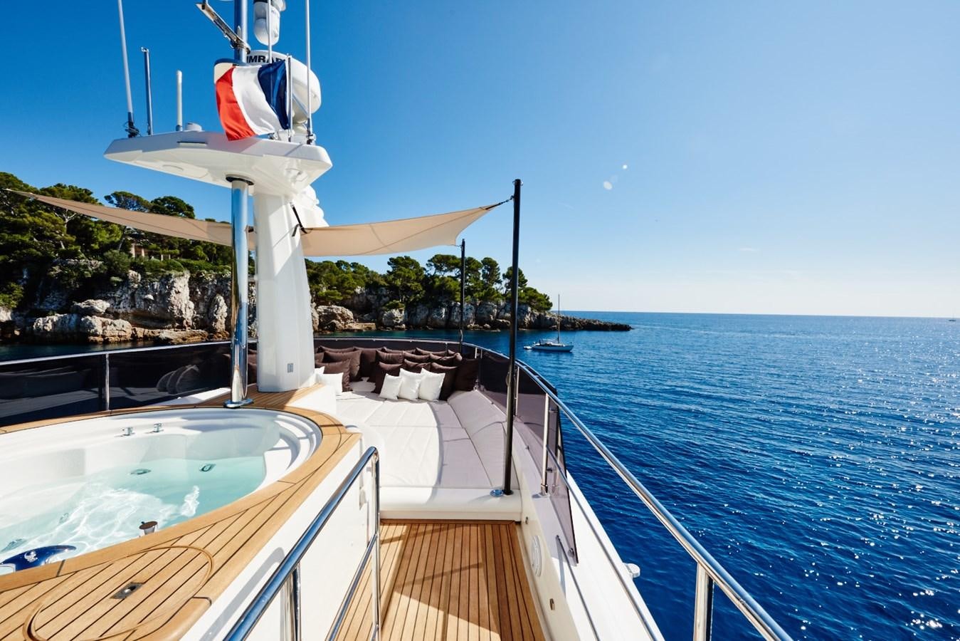 a boat on the water aboard YVONNE Yacht for Sale