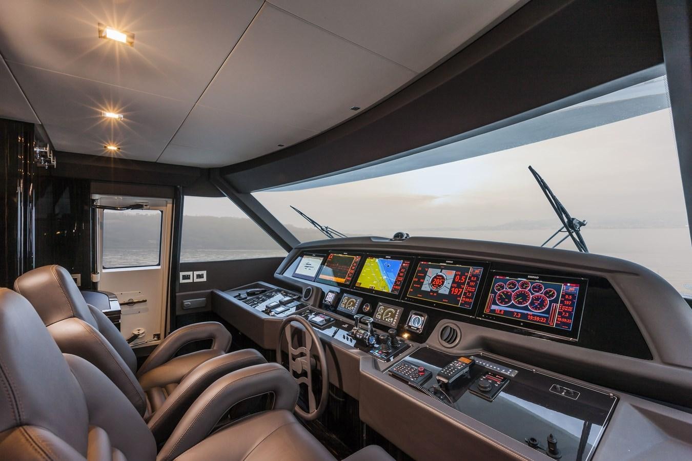 inside of a car aboard YVONNE Yacht for Sale