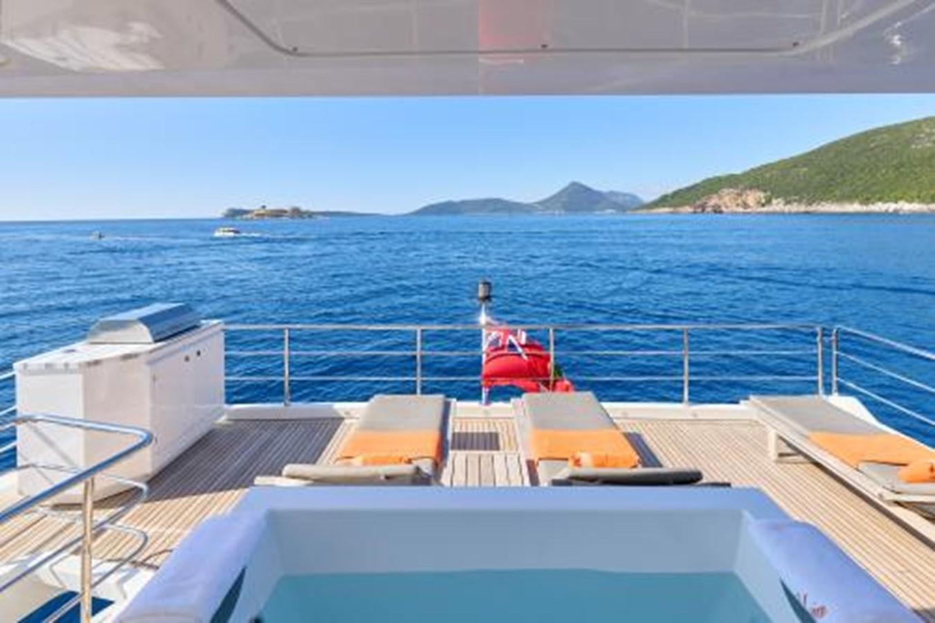 a boat on the water aboard SILVIA Yacht for Sale