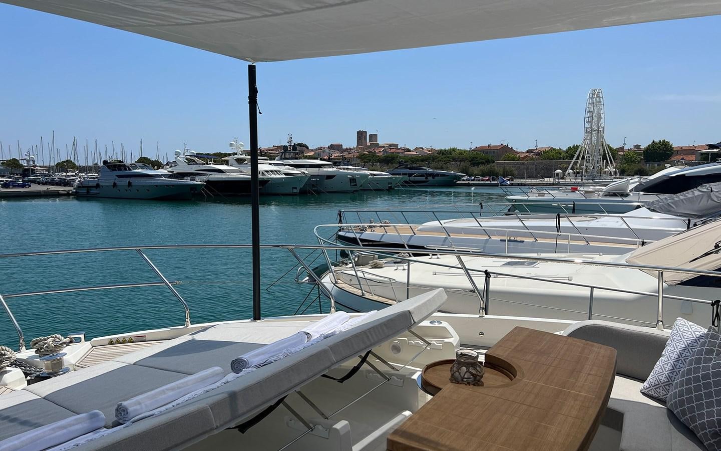 a boat on the water aboard A4A Yacht for Sale