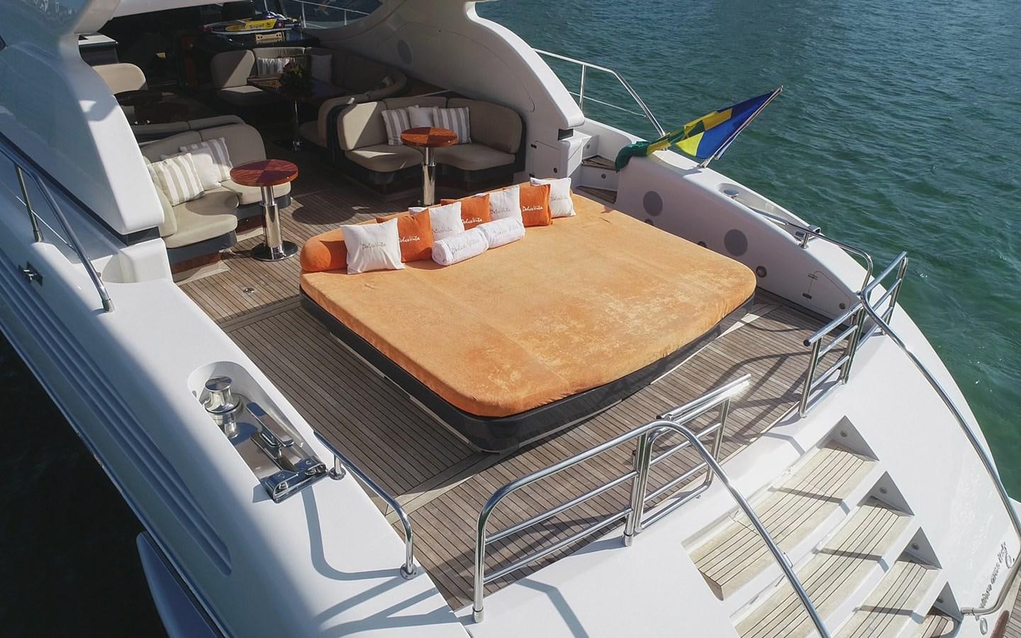 a boat on the water aboard DOLCE VITA II Yacht for Sale