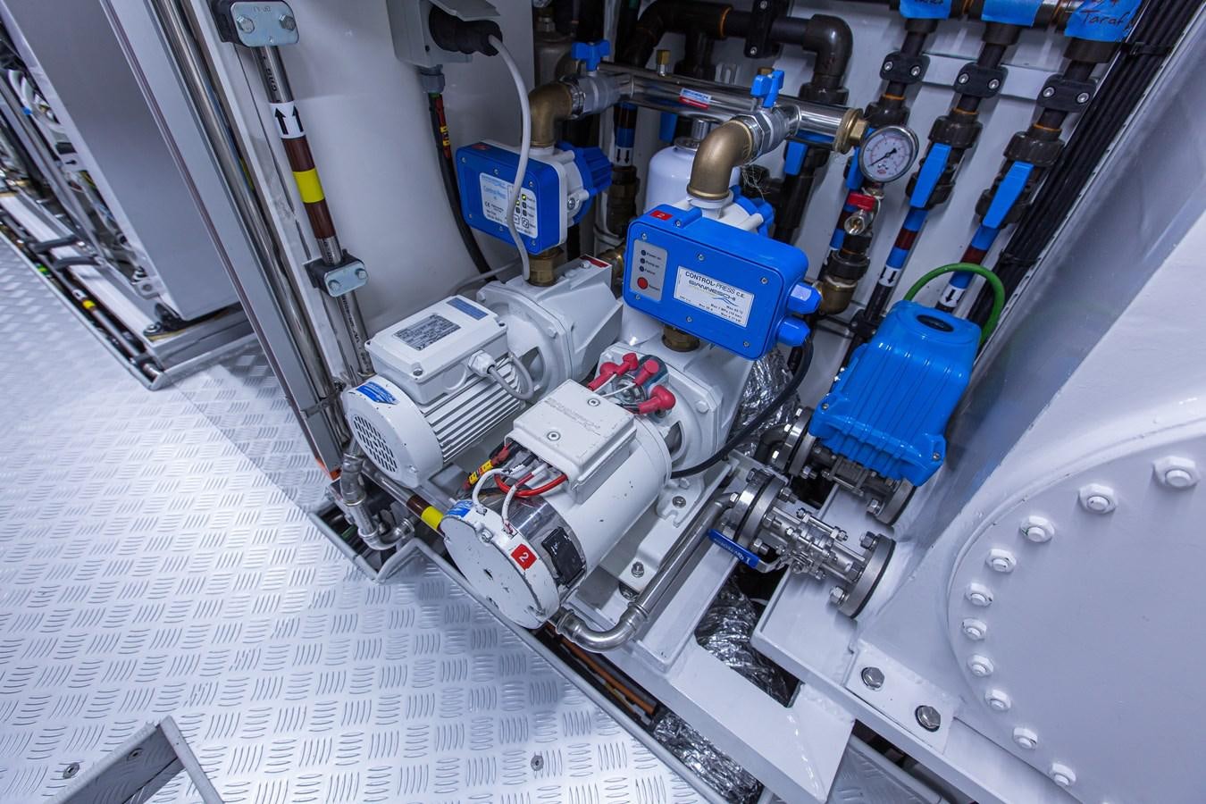 a machine on the counter aboard GRACE III Yacht for Sale