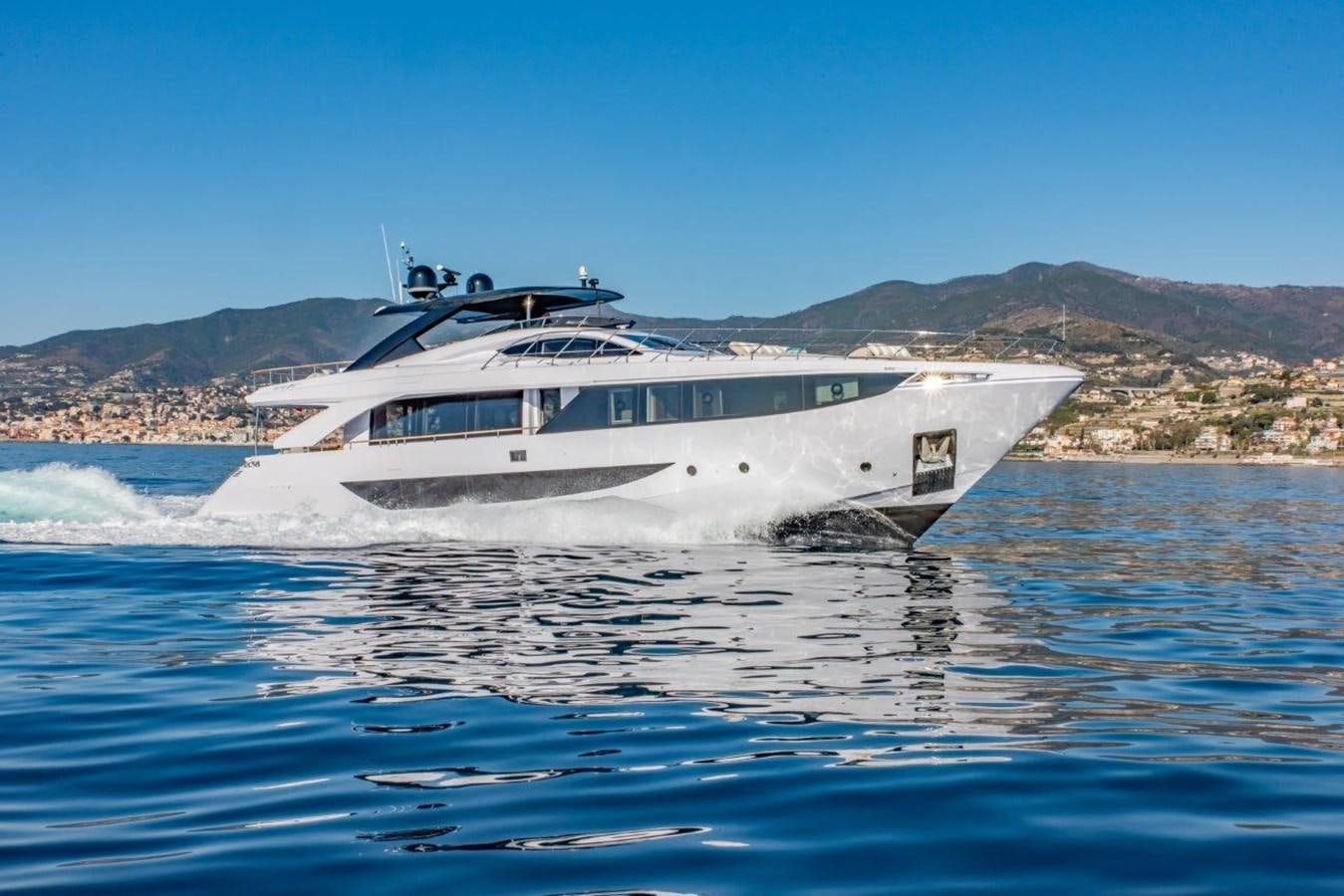 a boat moving on water aboard BACCARAT Yacht for Sale