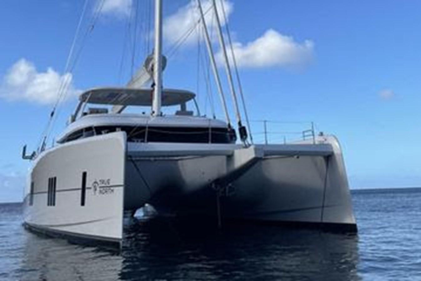a boat in the water aboard TRUE NORTH Yacht for Sale