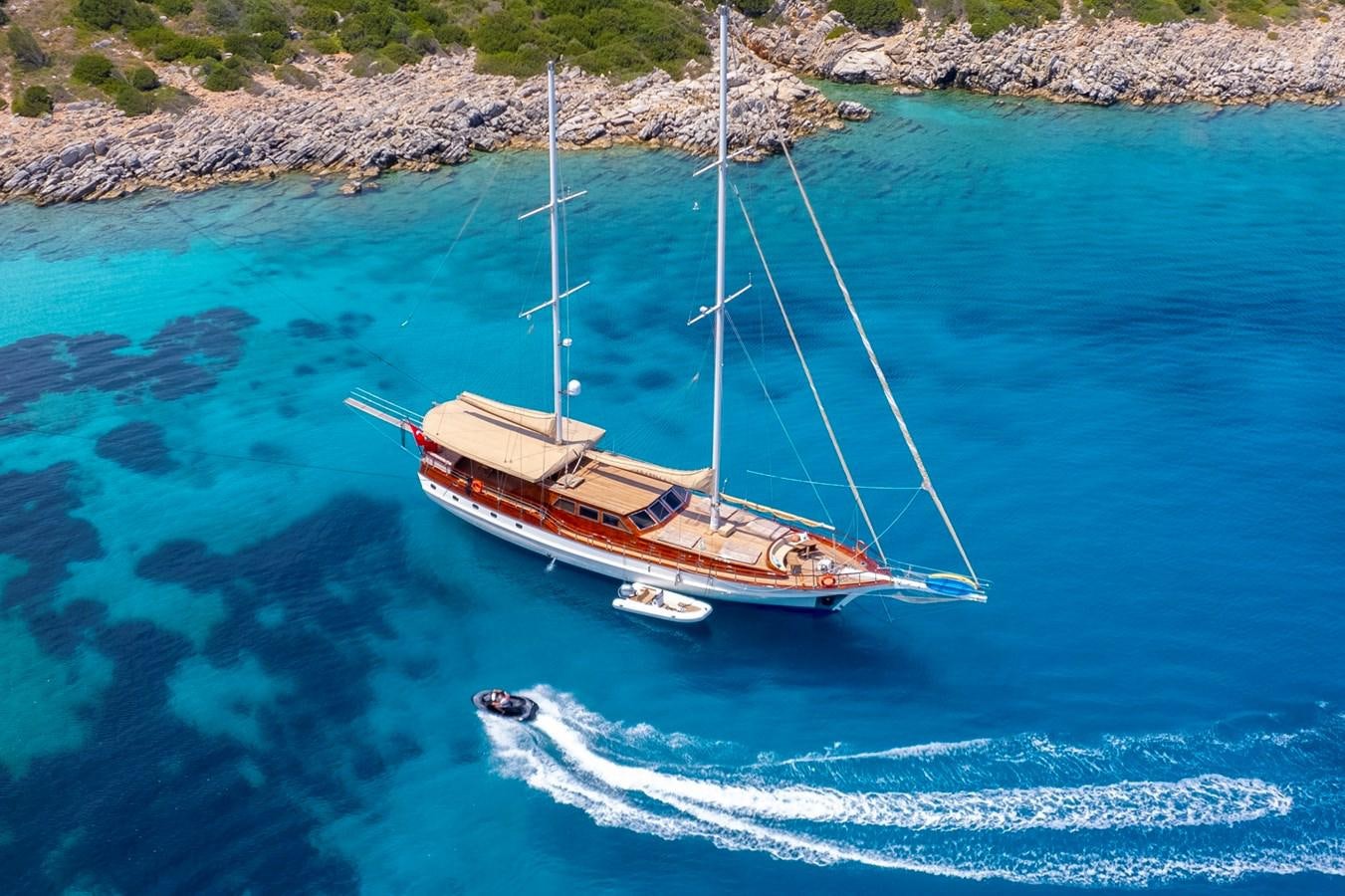 a boat on the water aboard ARABELLA Yacht for Sale