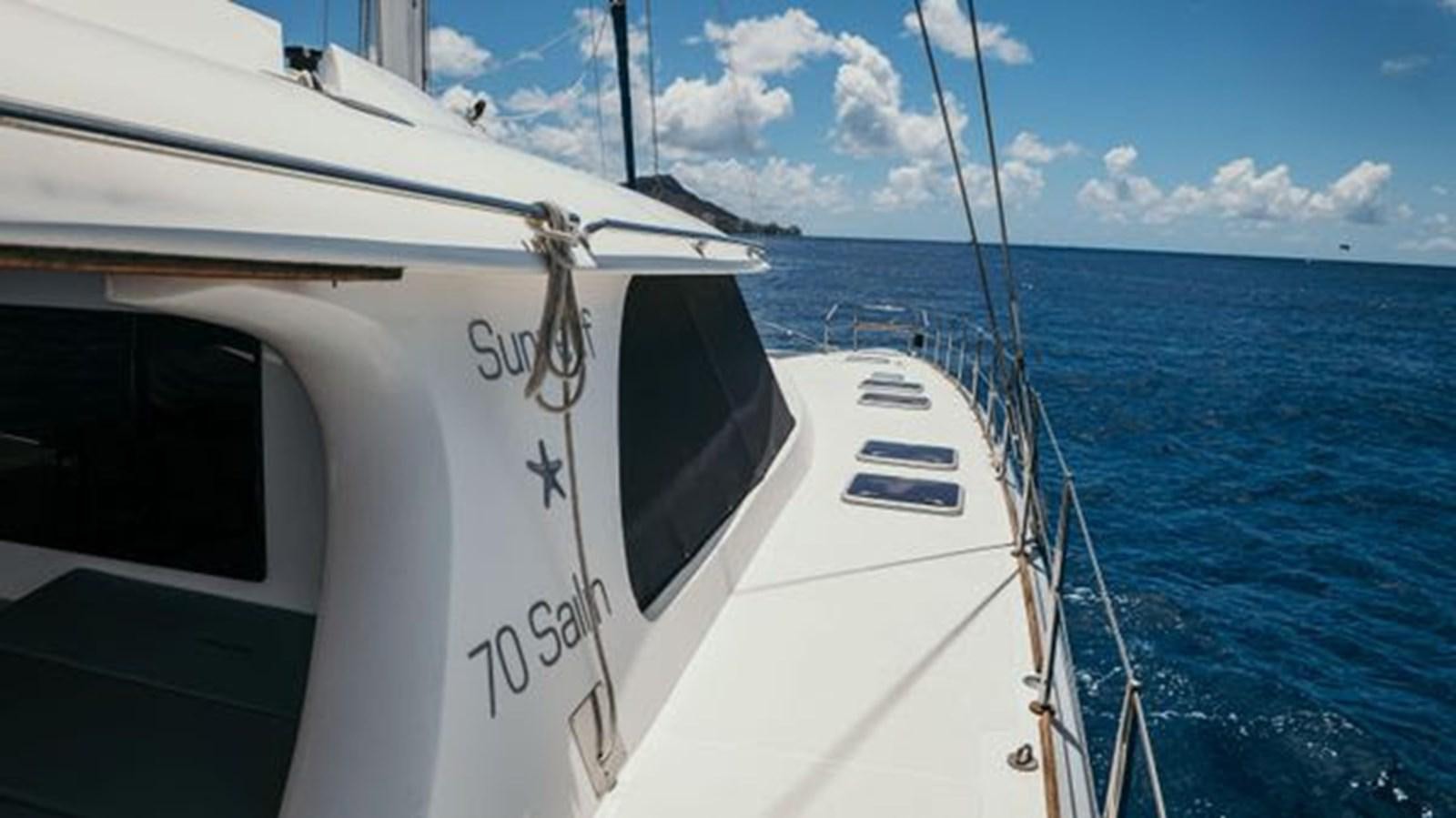 a boat in the water aboard 2012 SUNREEF C Yacht for Sale