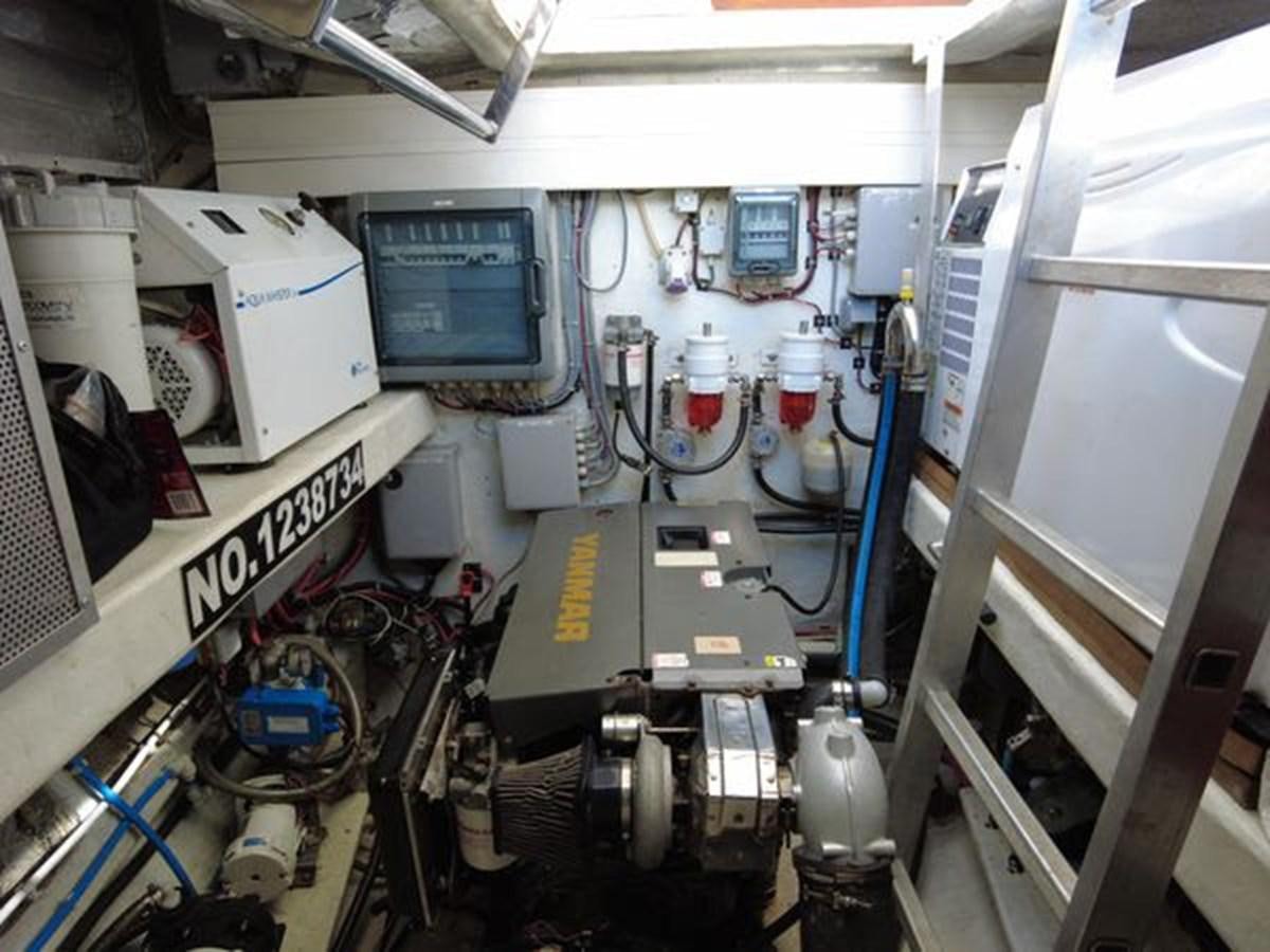 a room full of machinery aboard 2012 SUNREEF C Yacht for Sale