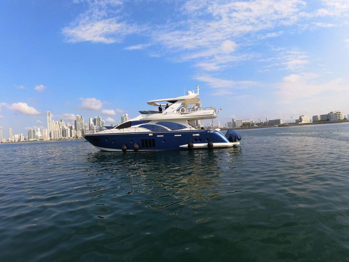 a boat in the water aboard M&M Yacht for Sale