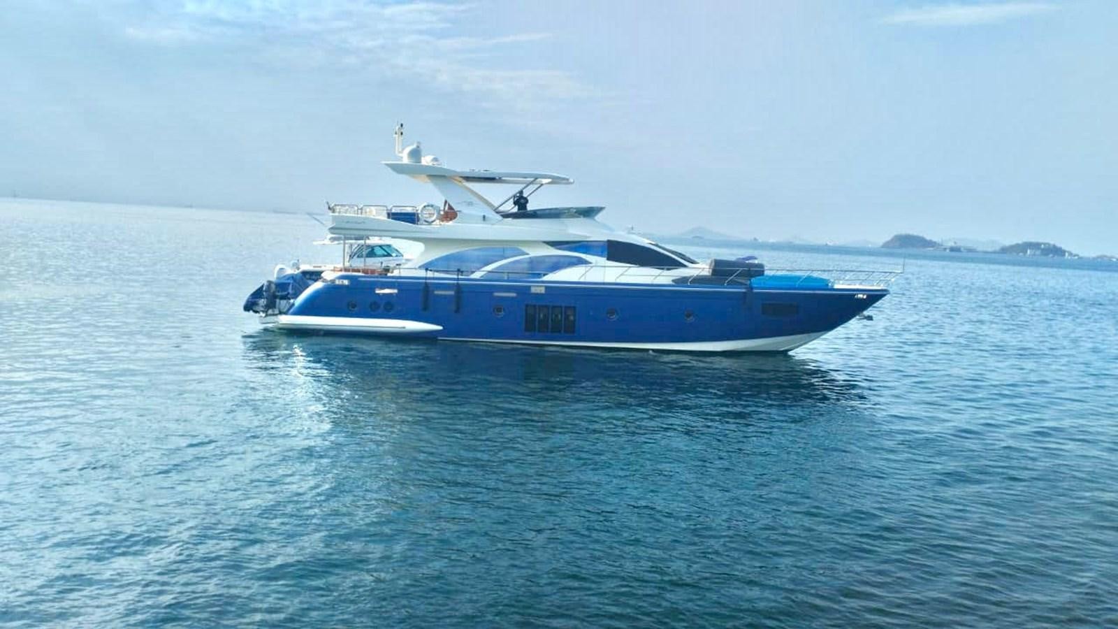 a boat in the water aboard M&M Yacht for Sale