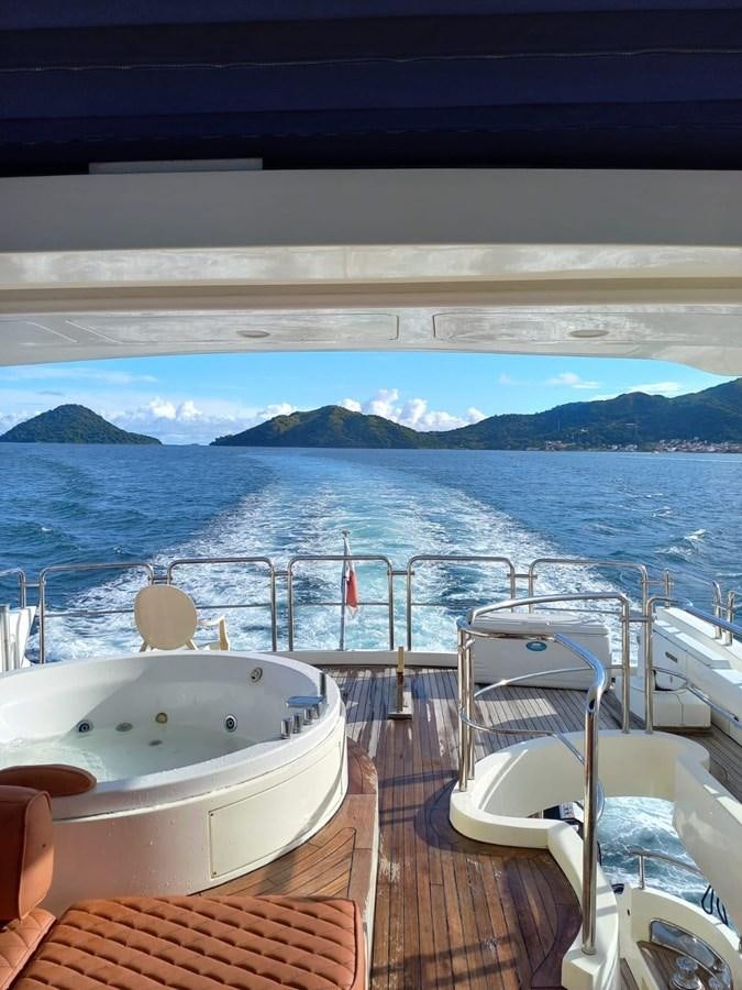 a boat on a body of water aboard M&M Yacht for Sale