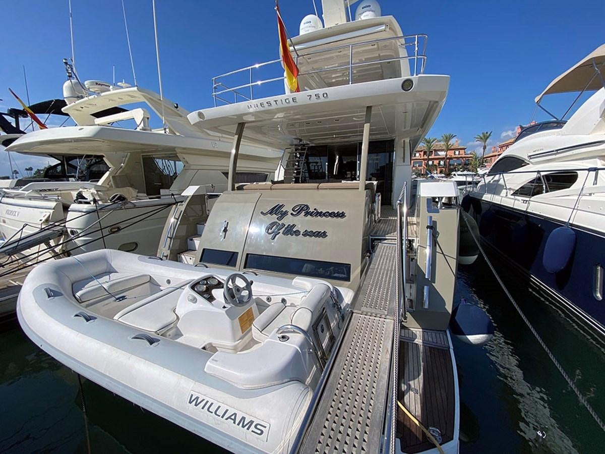a group of boats are parked in a harbor aboard MY PRINCESS OF THE SEAS Yacht for Sale