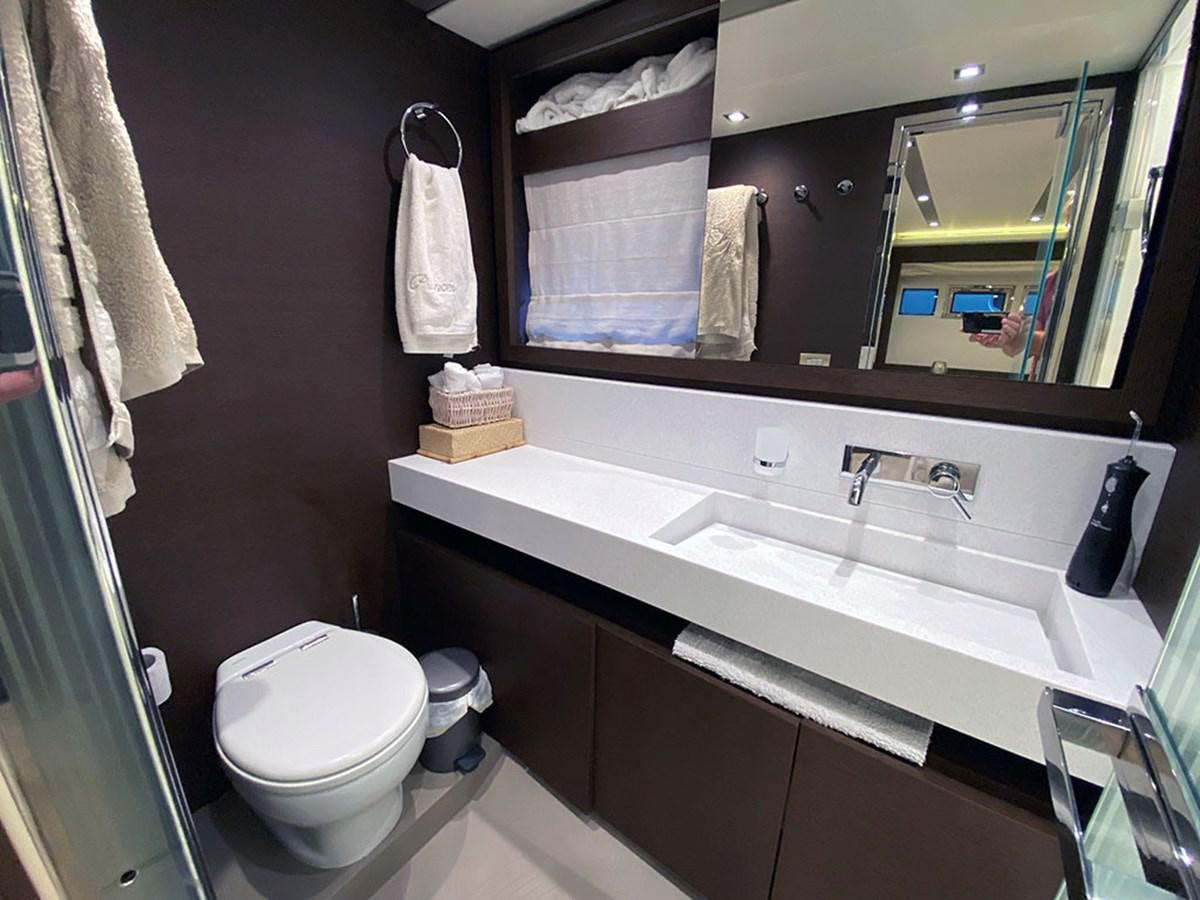 a bathroom with a sink and a toilet aboard MY PRINCESS OF THE SEAS Yacht for Sale