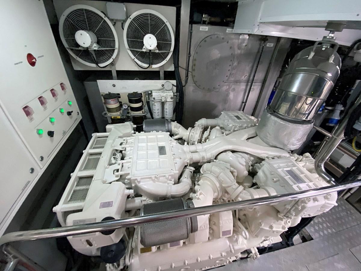 a machine with a large metal cylinder aboard MY PRINCESS OF THE SEAS Yacht for Sale