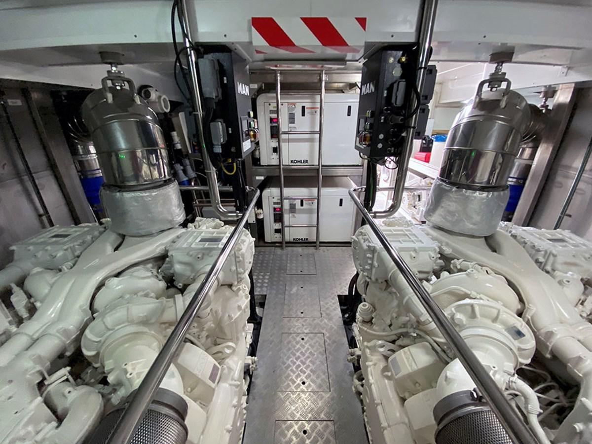 a room with machinery aboard MY PRINCESS OF THE SEAS Yacht for Sale