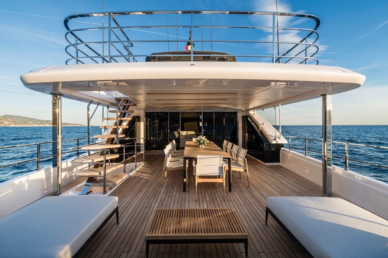 a boat on the water aboard REGINA Yacht for Sale