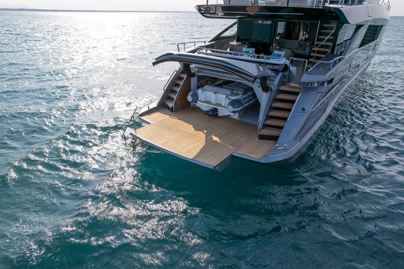 a boat on the water aboard CRAZY TOO Yacht for Sale