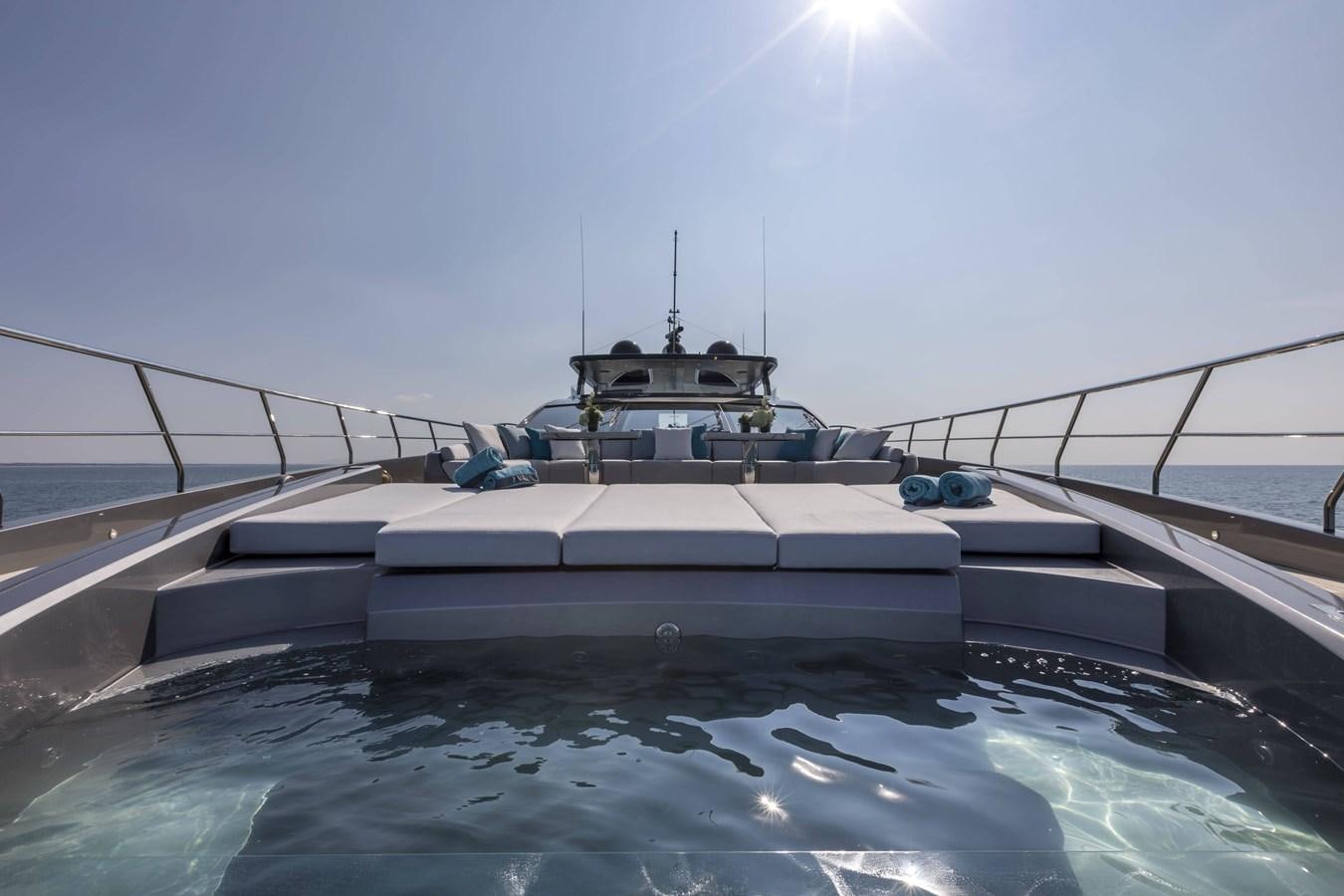 a boat on the water aboard CRAZY TOO Yacht for Sale