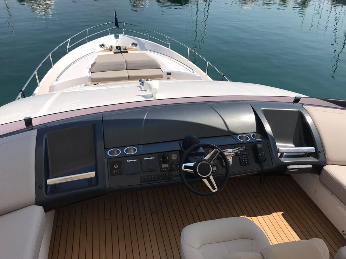 the inside of a boat aboard ANIKO Yacht for Sale