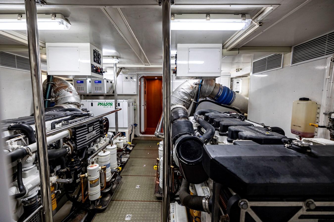 a person working in a factory aboard ANNIE Yacht for Sale