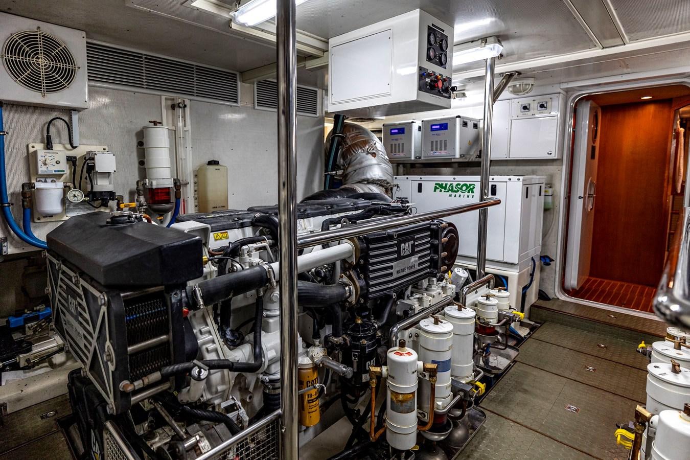 a room with machinery and equipment aboard ANNIE Yacht for Sale