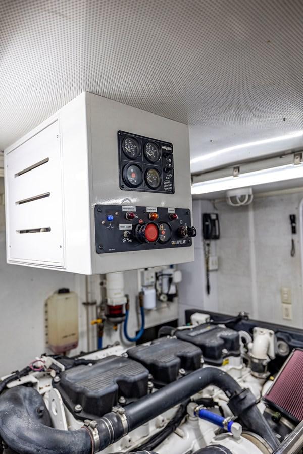a machine in a room aboard ANNIE Yacht for Sale