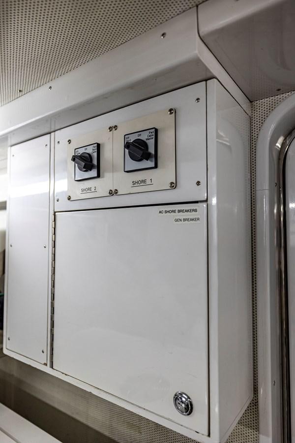 a white machine with buttons aboard ANNIE Yacht for Sale