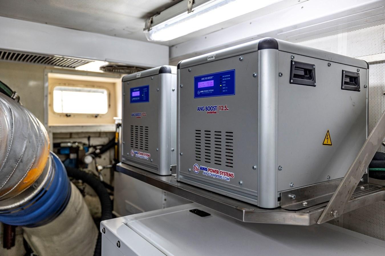 a machine with a screen aboard ANNIE Yacht for Sale