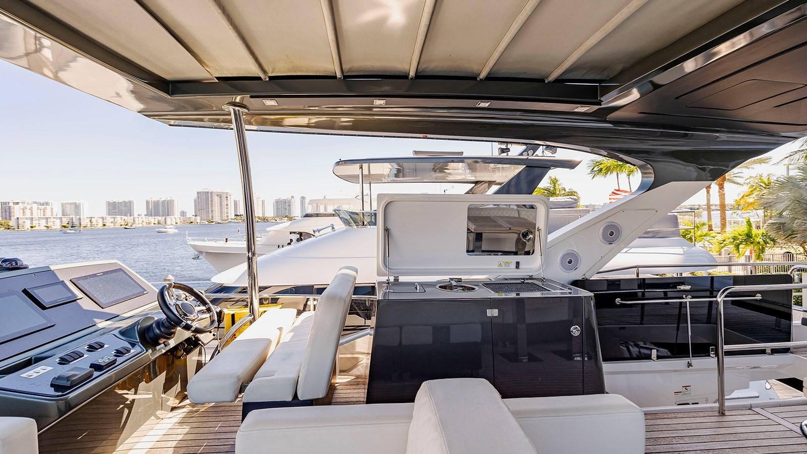 the inside of a boat aboard MON TON Yacht for Sale