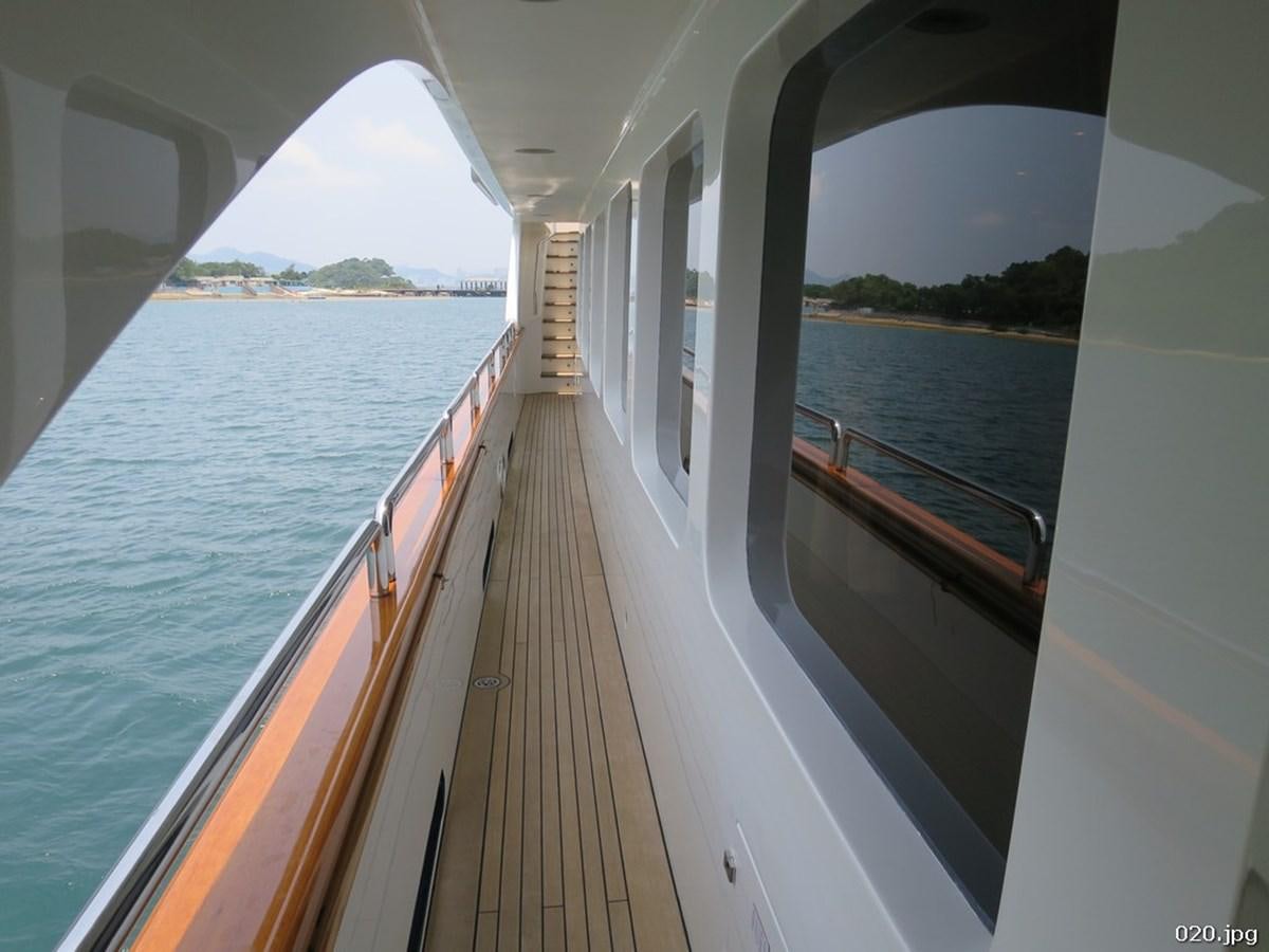 a boat on the water aboard BLU Yacht for Sale