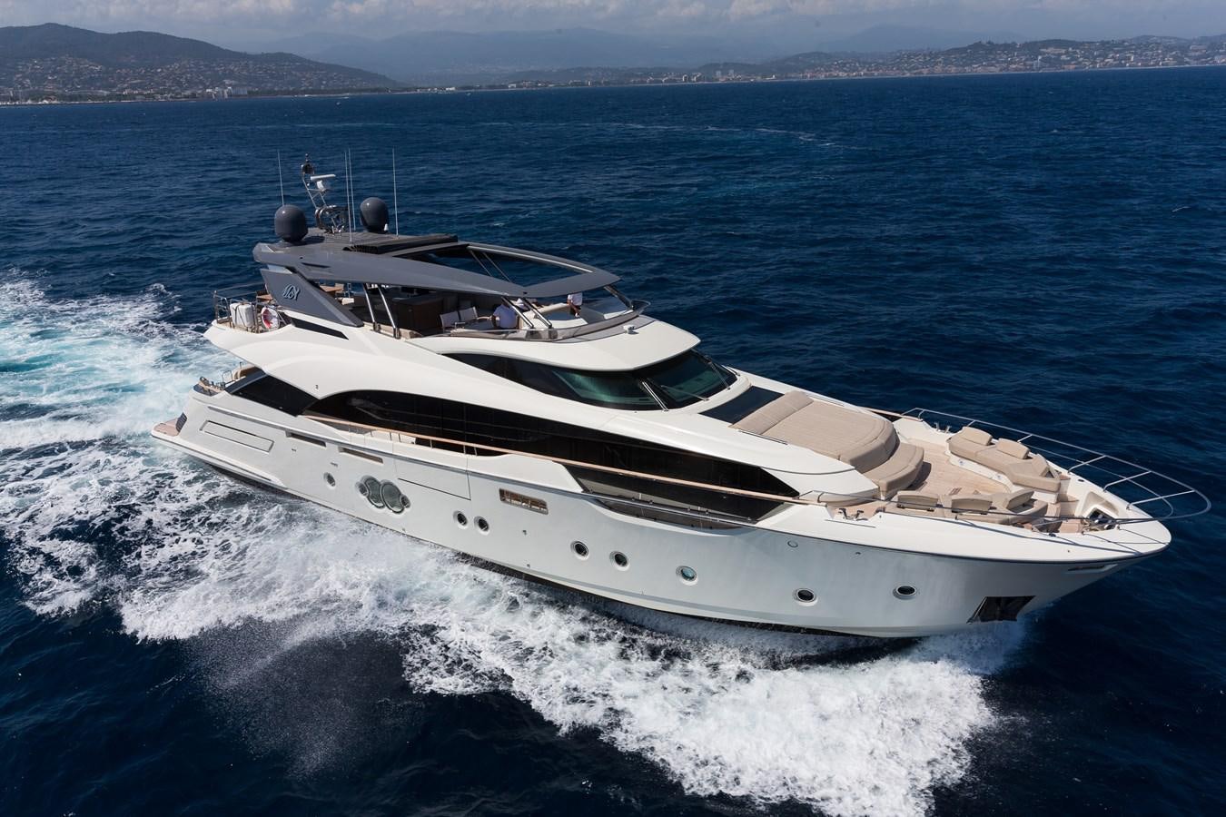 a boat on the water aboard ESMERALDA OF THE SEAS Yacht for Sale