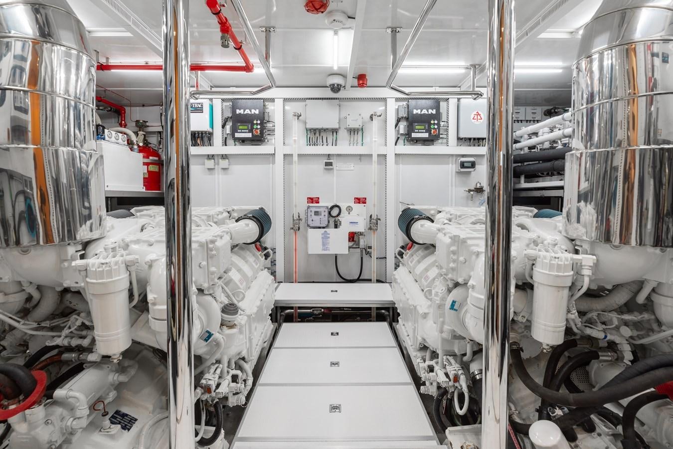 a room with machinery aboard ONE MORE TIME Yacht for Sale