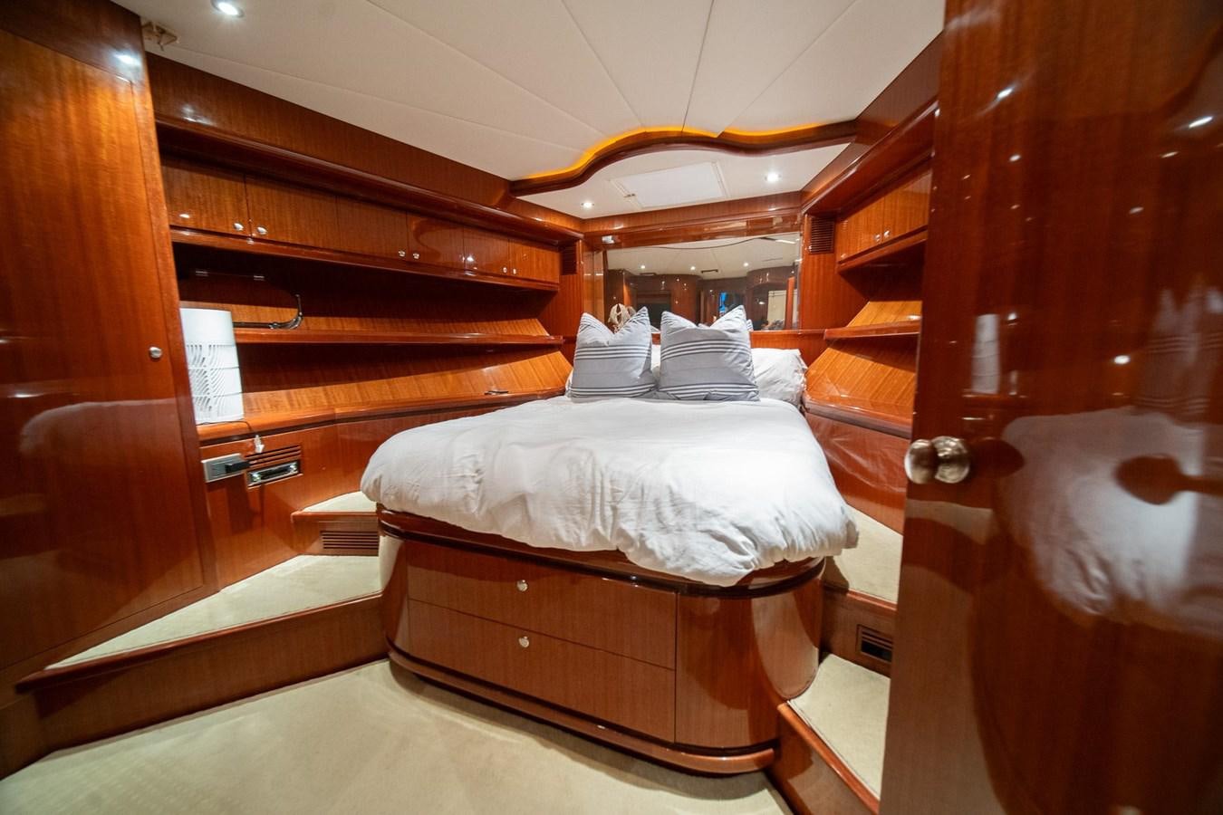 a bed in a cabin aboard PRETTY PENNY Yacht for Sale