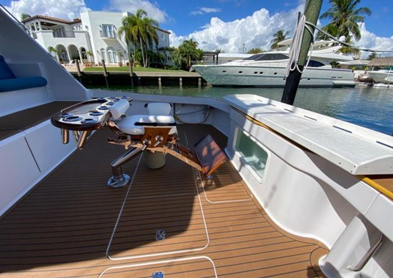 a deck with boats on it aboard LIKE WHAT U SEA Yacht for Sale