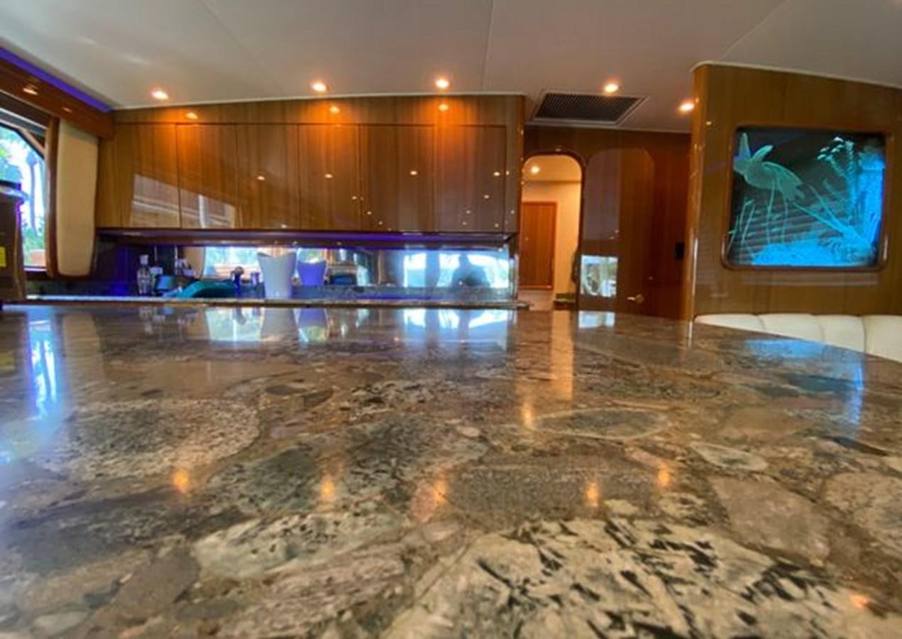 a large indoor swimming pool aboard LIKE WHAT U SEA Yacht for Sale