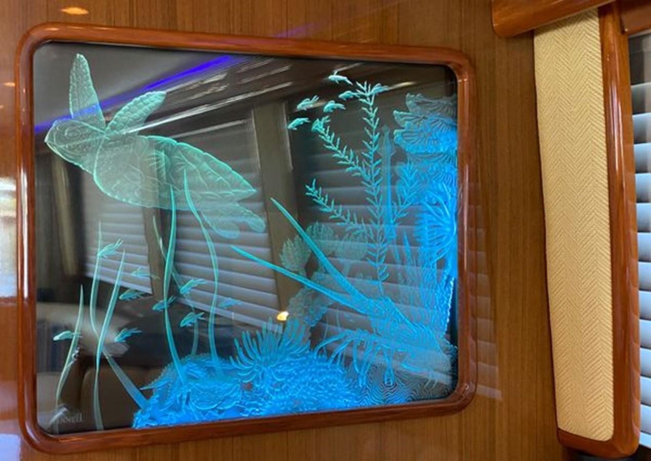 a fish tank with fish aboard LIKE WHAT U SEA Yacht for Sale