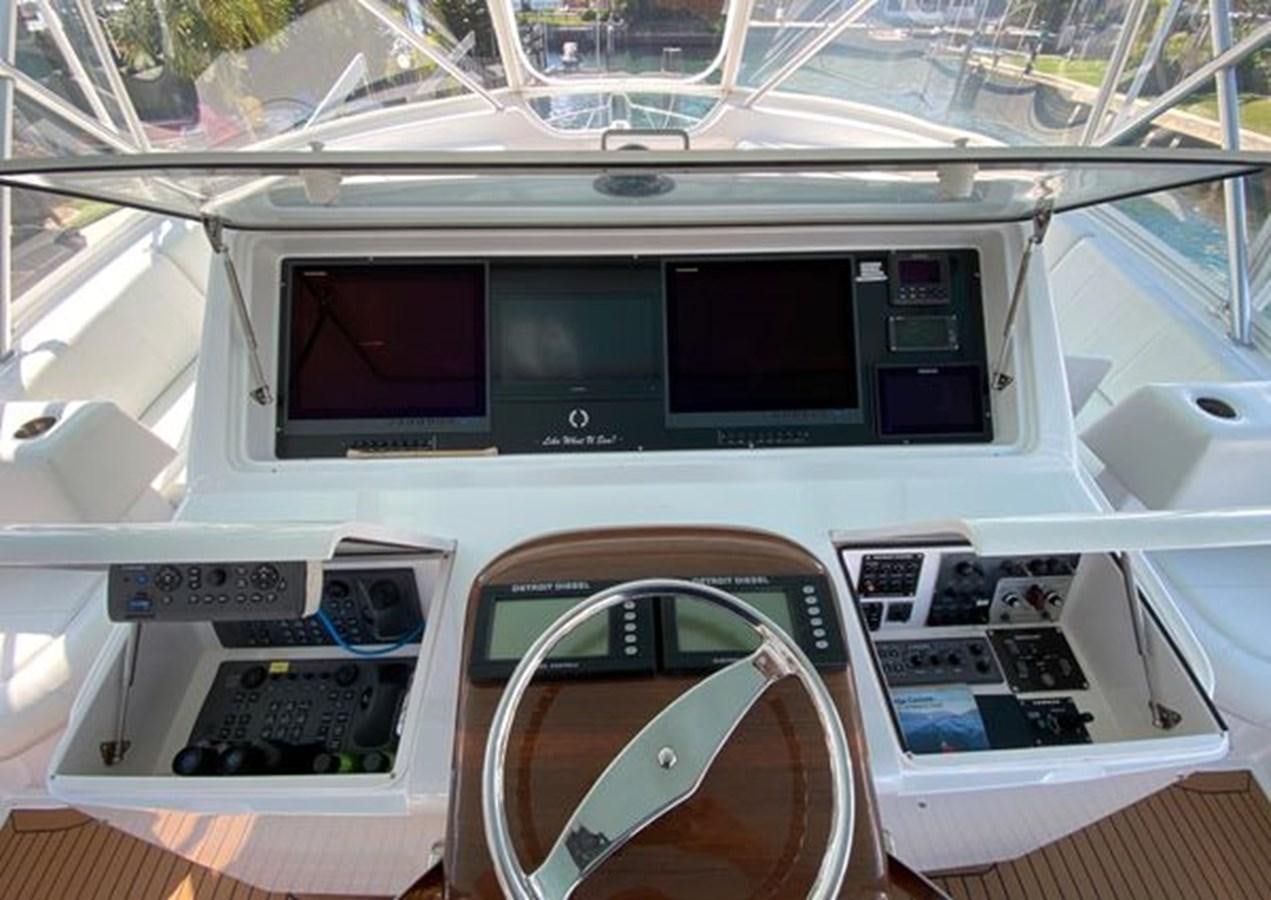 inside of a car aboard LIKE WHAT U SEA Yacht for Sale