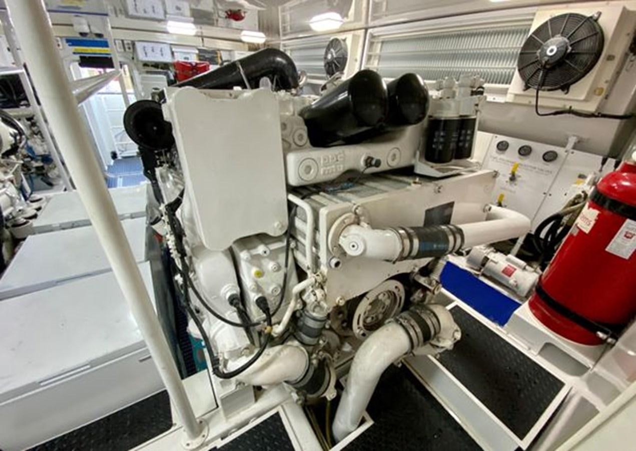 a machine with a large piece of equipment on it aboard LIKE WHAT U SEA Yacht for Sale